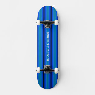 HAMbyWG - Skateboard - Blue Green Glowing Stripe