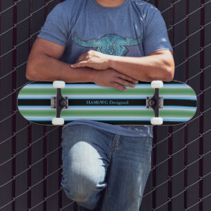 HAMbyWG - Skateboard - Brilliant Blue Green Black