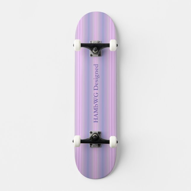 HAMbyWG - Skateboard - Lilac Violet Soft Gradient (Front)