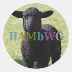HAMbyWG - Stickers - Black Sheep
