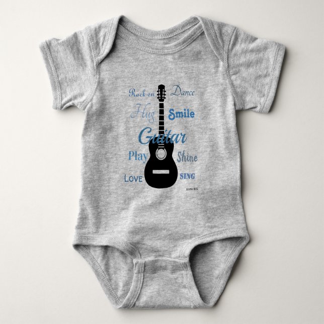 HAMbyWG -  T Shirt -  Multi-Colour -  Guitar (Front)