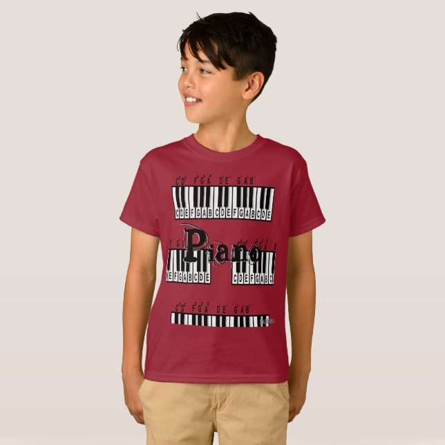 HAMbyWG - T-shirt - Piano (Front Full)