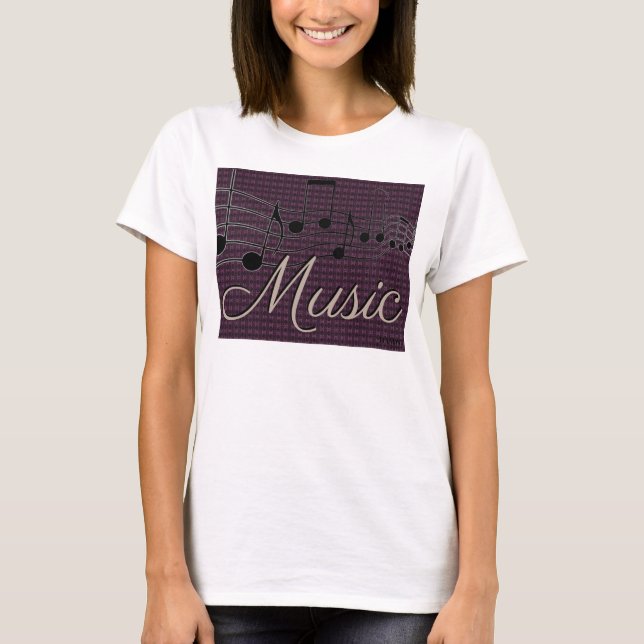 HAMbyWG -  T Shirt - Red -  Music (Front)