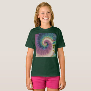 HAMbyWG - T-Shirts - Tie Dye Multi-Colour Side Log
