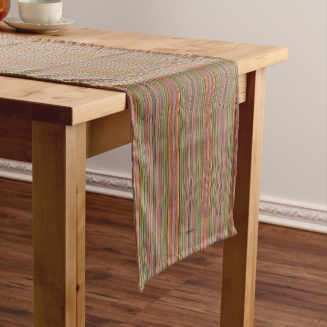 HAMbyWG - Table Runner - Gradient w orange, green (In Situ)