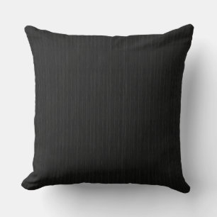 HAMbyWG - Throw Pillow 20" Black Fine Thread Look