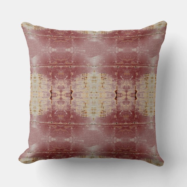 HAMbyWG Throw Pillow 20" - Red Distressed (Front)