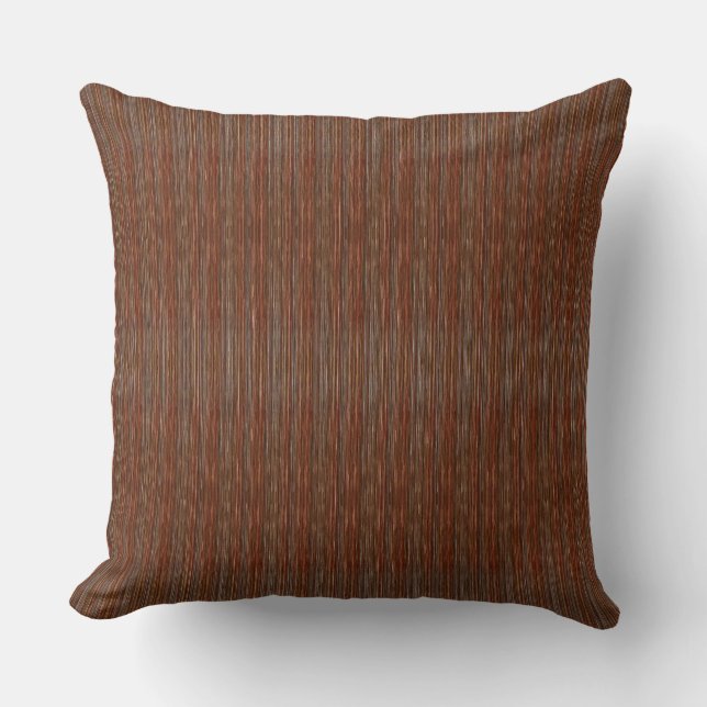 HAMbyWG - Throw Pillow 20" - Rust Brown (Front)