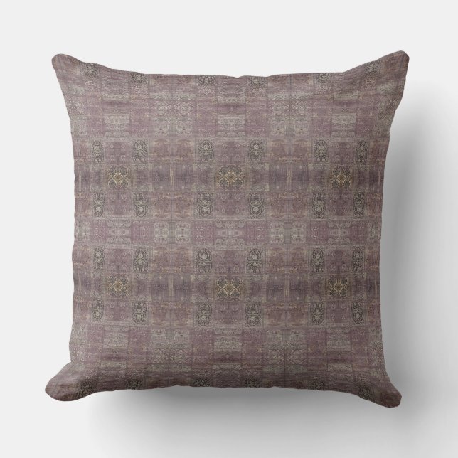 HAMbyWG Throw Pillow 20" - Vintage Mauve Persian (Front)