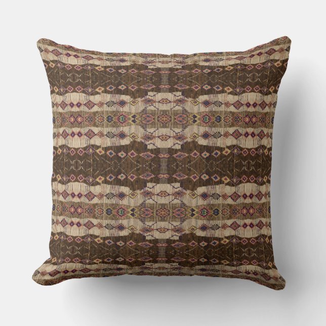 HAMbyWG - Throw Pillow - Bohemian Brown (Front)