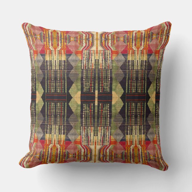 HAMbyWG - Throw Pillow - Bohemian Tribal (Front)