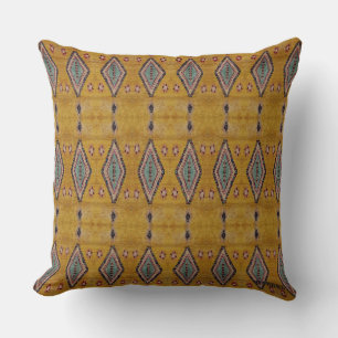 HAMbyWG - Throw Pillow - Bohemian Yellow