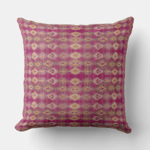 HAMbyWG - Throw Pillow - Boho Magenta