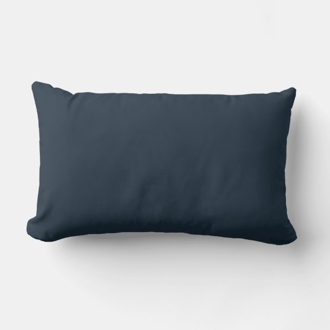 HAMbyWG - Throw Pillow - Very Dark Teal (Storm) (Front)