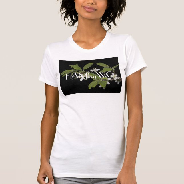 HAMbyWG Tiny White Flowers T-Shirt (Front)