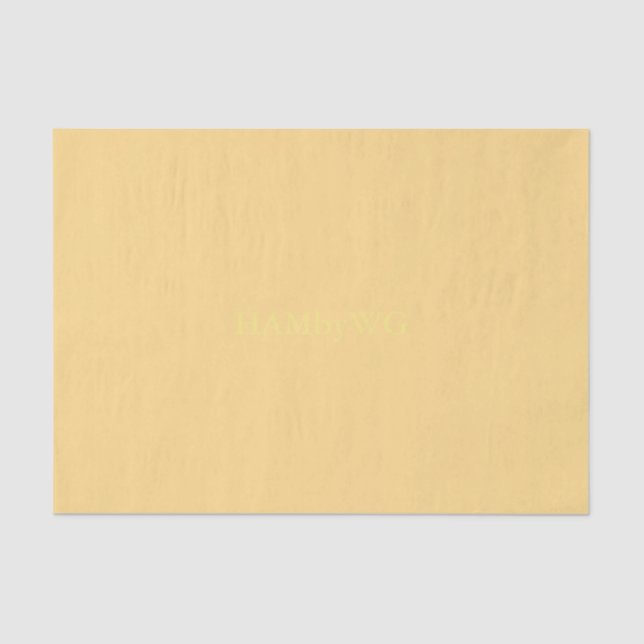 HAMbyWG - Tissue Paper - Cantoloupe (Front)