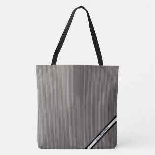HAMbyWG - Tote Bag - Black Lines w Logo