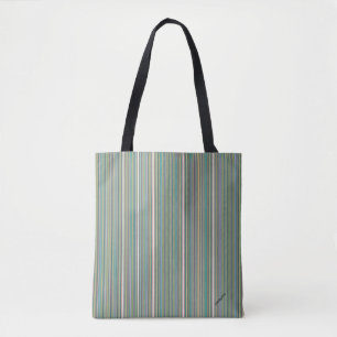 HAMbyWG - Tote Bags - Blues Yellows Fine Lines