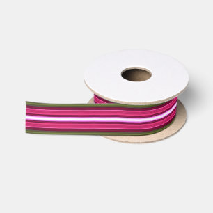 HAMbyWG - Tourmaline Stripe Satin Ribbon
