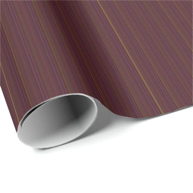 HAMbyWG - Wrapping Paper - Burgundy Stripe (Roll Corner)