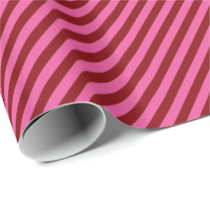HAMbyWG Wrapping Paper - Red Pink Stripe