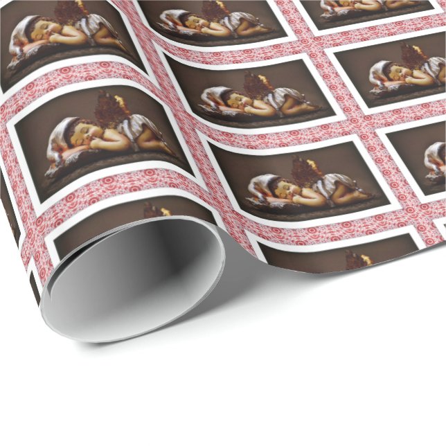 HAMbyWG - Wrapping Paper  Sleeping Angel Baby (Roll Corner)