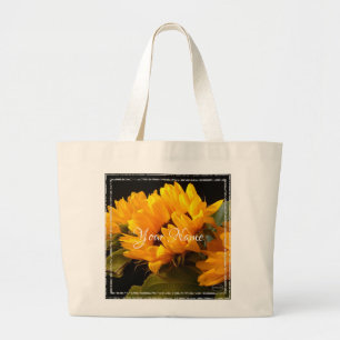HAMbyWG - Yellow Sunflowers Large Tote Bag