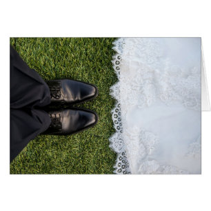HAMbyWhiteGlove - Card - Bride & Groom's Feet