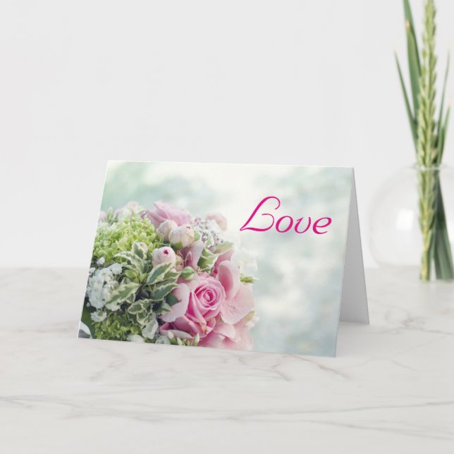 HAMbyWhiteGlove - Greeting Card -  Bouquet (Front)