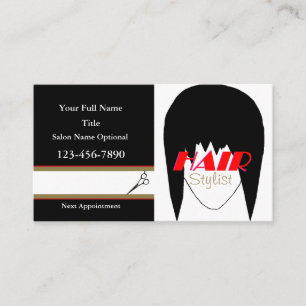 HAMbyWhiteGlove - Hair Stylist Business Card
