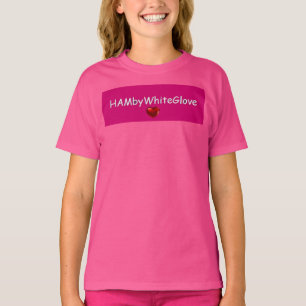 HAMbyWhiteGlove Logo/Heart - 13 Colours - Girls T-Shirt