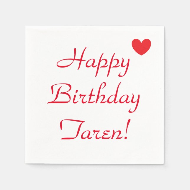 HAMbyWhiteGlove - Paper Napkin - Golfing (Front)