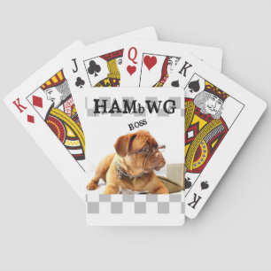 HAMbyWhiteGlove - Playing Cards - HAMbWG Bulldog