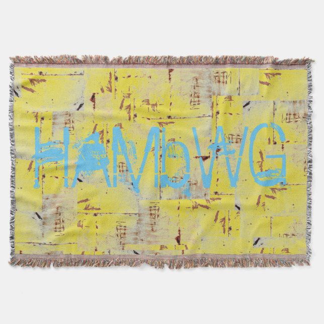 HAMbyWhiteGlove - Throw Blankets - Distressed (Front)