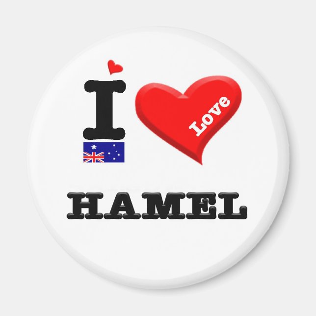 HAMEL - I Love Magnet (Front)