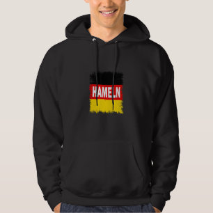 Hameln   Germany With German Flag Hoodie