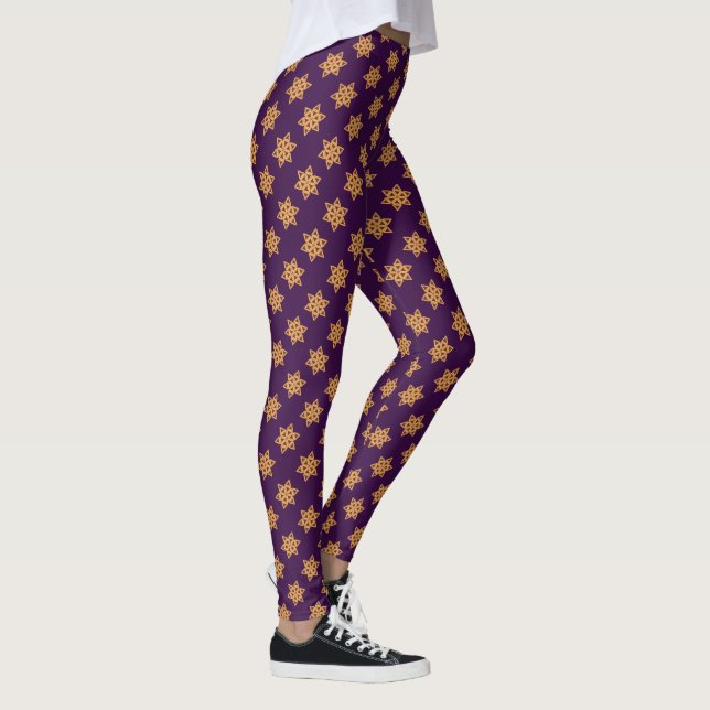 Hamentashen Star of David Leggings (Right)