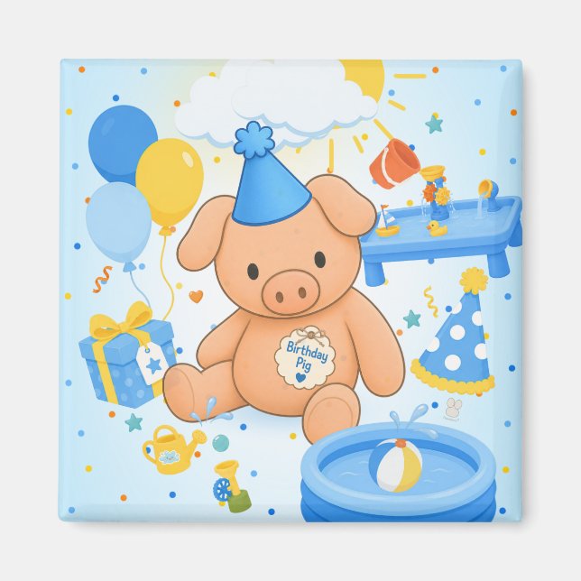 Hamhock's Splashtastic! Storybook Magnet (Front)