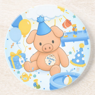 Hamhock's Splashtastic! Storybook Stone Coaster