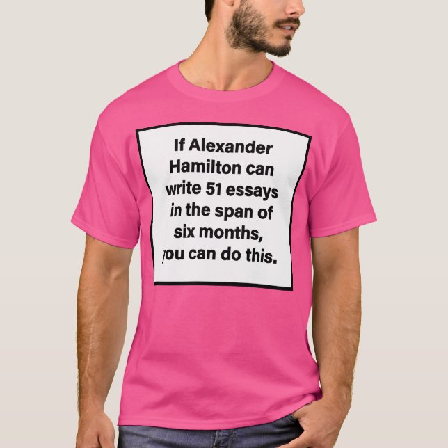 Hamilton-51 Essays T-Shirt (Front)