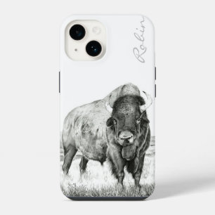 Hamilton ~ American Bison iPhone 14 Case
