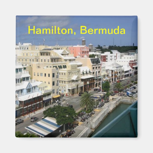 Hamilton bermuda magnet (Front)