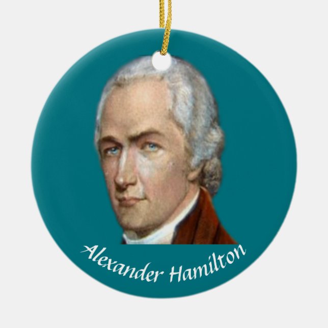 Hamilton Christmas Ornament (Front)