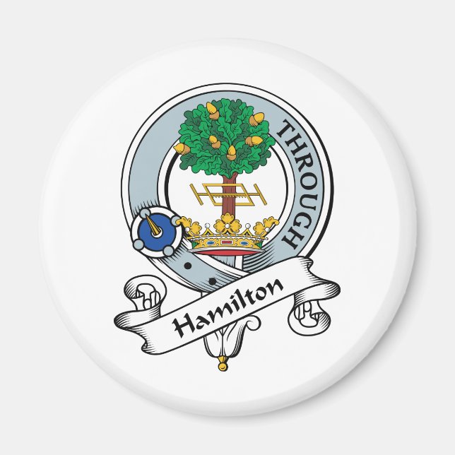Hamilton Clan Badge Magnet (Front)