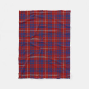 Hamilton Clan Tartan Plaid Fleece Blanket