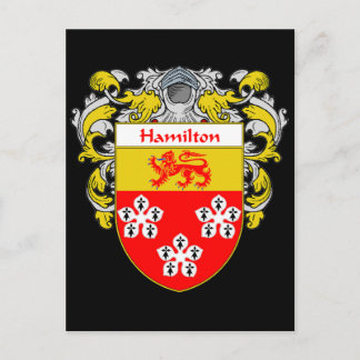 Hamilton Coat of Arms (Mantled) Postcard