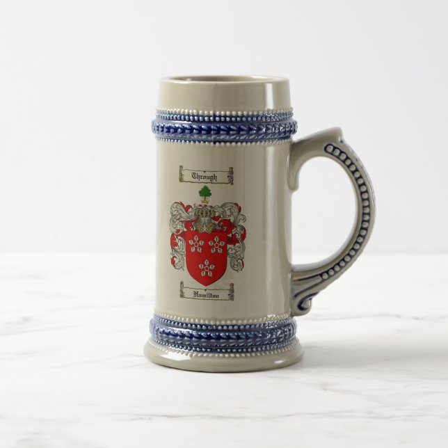Hamilton Coat of Arms Stein / Hamilton Crest Stein (Right)