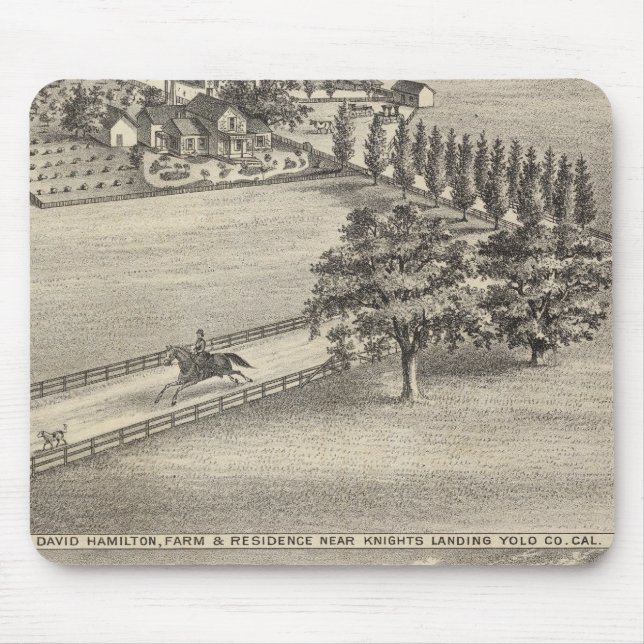 Hamilton farm, Beamer bldg Mouse Pad (Front)