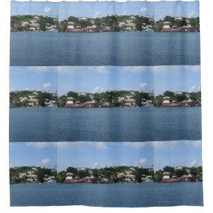 Hamilton Harbour View Shower Curtain
