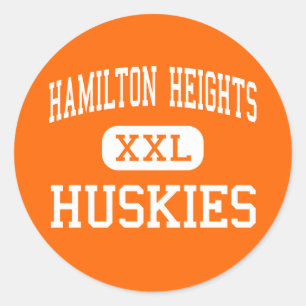 Hamilton Heights - Huskies - High - Arcadia Classic Round Sticker